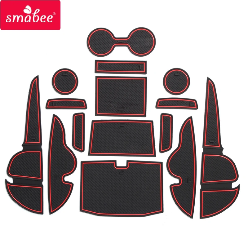 

For Mazda BT-50 2012 - 2018 Anti-Slip Rubber Cup Door Groove Mat BT50 BT 50 DX GT SDX Accessories Stickers 2013 2014 2015 2016