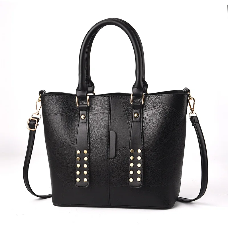 

2019 New Fashion Crossbody Handbag for Women Leather Designer Female Handbag Bucket Shoulder Bag Ladies Vintage Casual Tote Sale