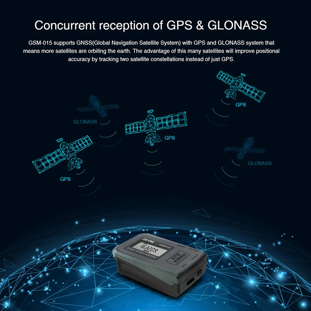 GOOLRC GSM-015 GNSS gps измеритель скорости для радиоуправляемых дронов FPV мультироторный Квадрокоптер самолет вертолет Радиоуправляемая машина радиоуправляемая часть Игрушки для радиоуправляемых любителей