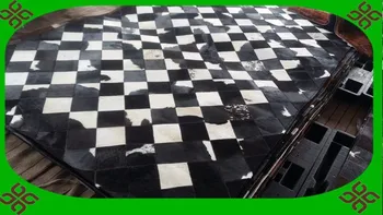 

2018 free shipping 100% natural genuine cow leather eva floor mat