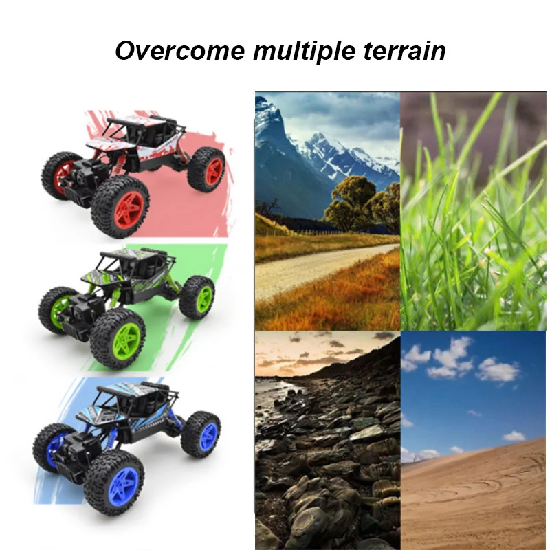 RC автомобиль 1/18 4WD Rock Crawlers 4x4 вождение автомобиля двойные двигатели привод пульт