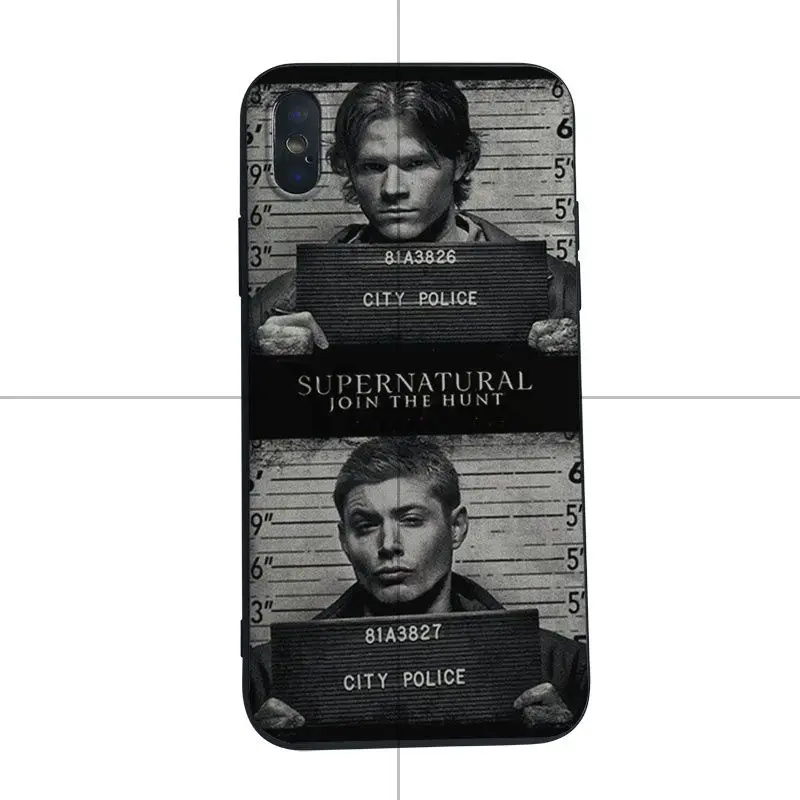 Yinuoda Сверхъестественное SPN Jensen Ackles чехол для телефона для iphone X 8 8plus и 5 5S 6s 6s Plus 7 7plus Чехол для мобильного телефона