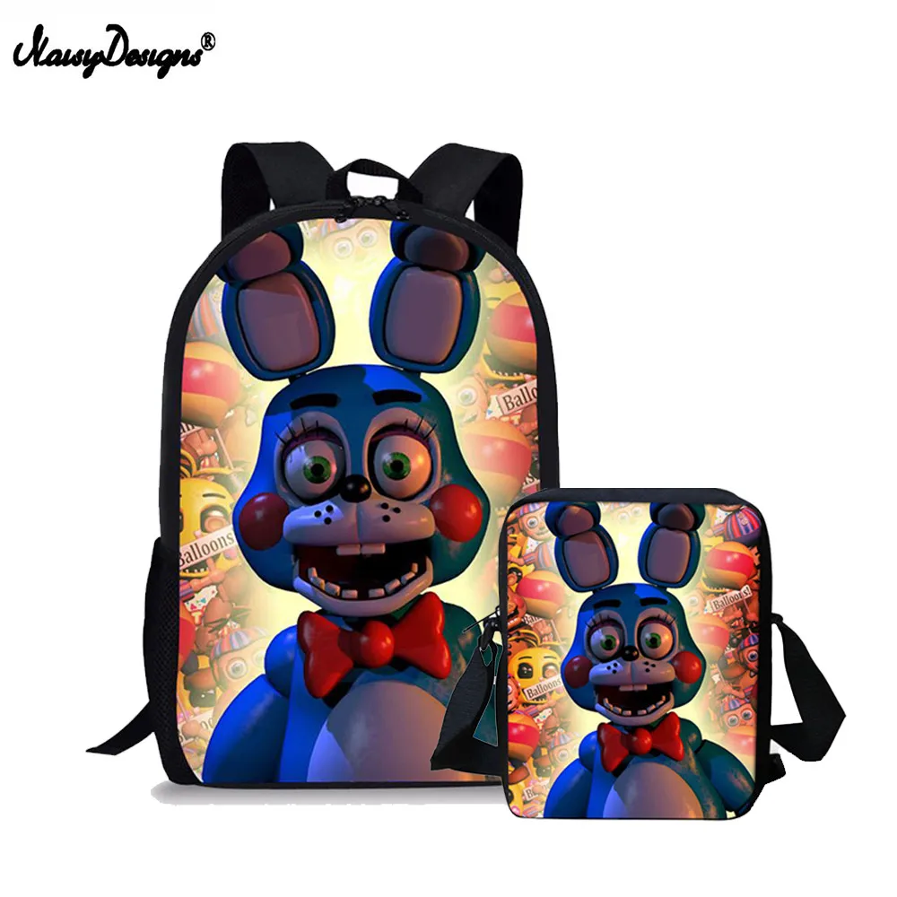 Five Nights At Freddys Printing School Bags Backpacks for Children Kids Boy Baby Satchel Schoolbag Mochila Escolar Book Bag | Багаж и