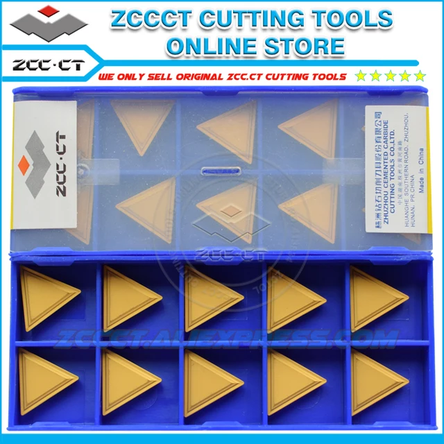 Free Shipping ZCC milling cutter TPMR160304 YBC251 ZCCCT carbide triangle insert TPMR 160304 TPMR321 for milling of steel