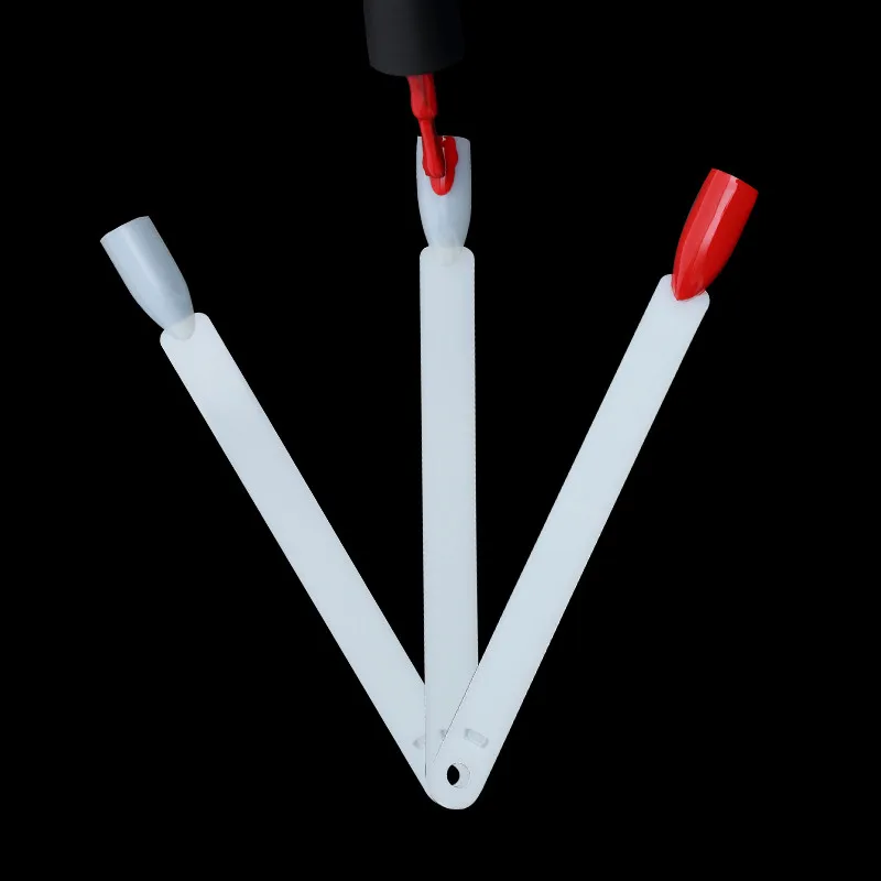 Модели 1 Набор накладных насадок для ногтей натуральный прозрачный веер для пальцев полная карта для нейл-арта практический акриловый УФ-Гель-лак инструмент для маникюра