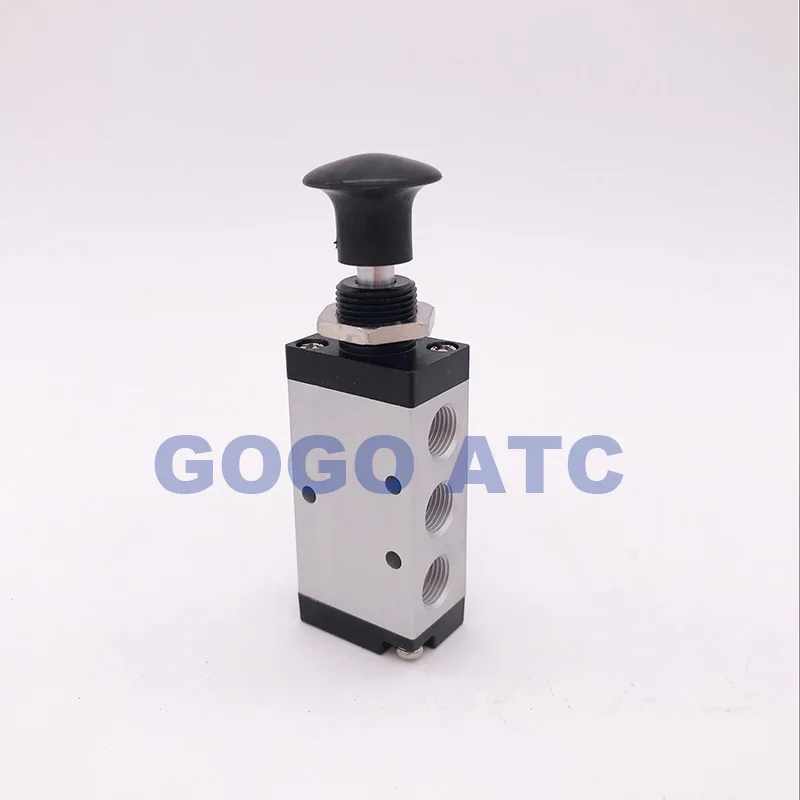 GOGOATC 5 способ 2 положения ручного управления Клапан Пневматический воздушный ручной Тяговый клапан 4R110-06 4R210-06 4R210-08 порт 1/" BSP 1/4