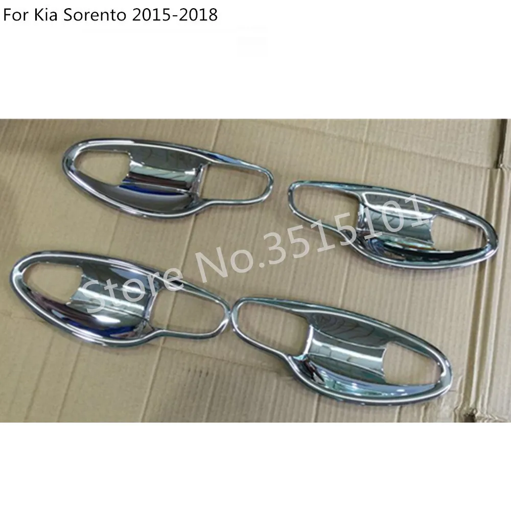 Крышка автомобиля детектор обшивки ABS chrome внешняя дверь чаша stick лампа рамка