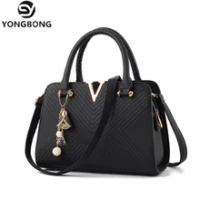 YONGBONG Frauen Handtasche Pu-leder Tasche Marke Tote Weiblich Stil Abendtaschen Reißverschluss Hohe Qualität Tasche Lady Original Design Taschen Sac