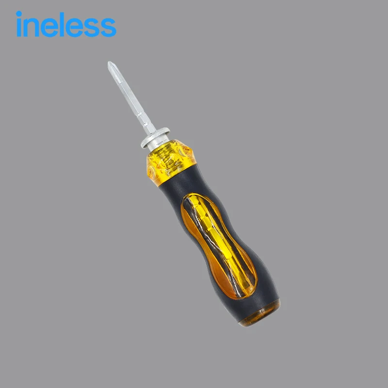 1Piece Ratchet Screwdriver Phillips Flat Double end Screwdriver Hand