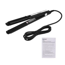 Профессиональный Выпрямитель для волос 110-240 в быстрый нагрев плоский контроль температуры утюжка кукуруза пластина гофрированного железа инструмент для укладки PJ