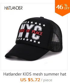 Hatlander/милые детские бейсболки; кепки для маленьких девочек с солнцезащитным козырьком; бейсболки для мальчиков; Кепка с рисунком утки; летняя детская сетчатая Кепка