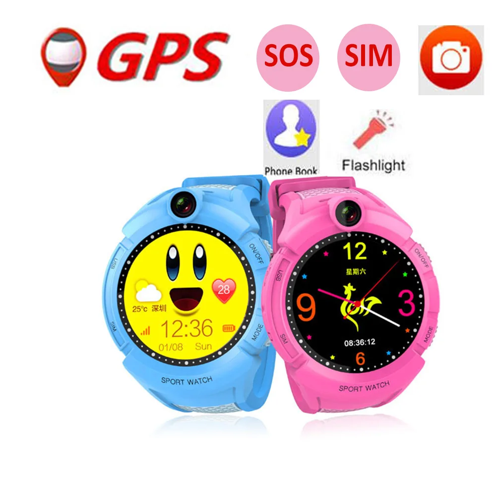Gps Kid Tracker Smart Armbanduhr Mit Kamera 2018 Neuheiten Smart Uhren