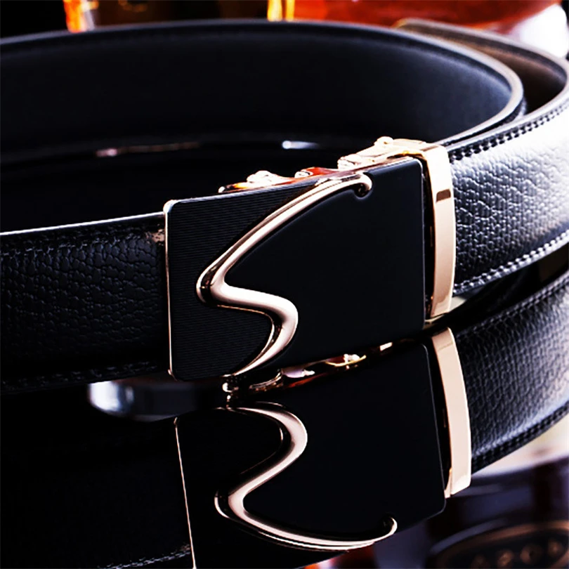 ChenKe 2017 New Designer Belts Men High Quality Fashion Geometric Metal