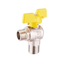 X23070 хорошее качество латунь Материал DN15 трубы мяч Клапан