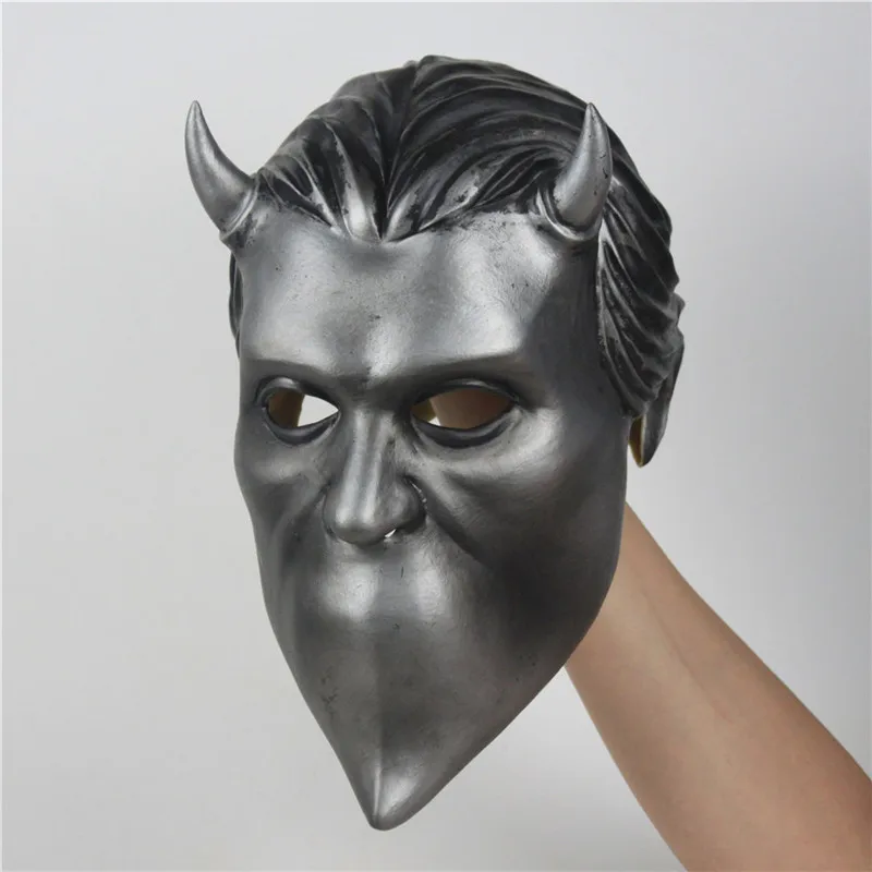 

Ghost B.C. Cosplay Rock Roll Band Cosplay Mask Nameless Ghoul Costume Latex Mask Props Helmet Adult Ghost BC