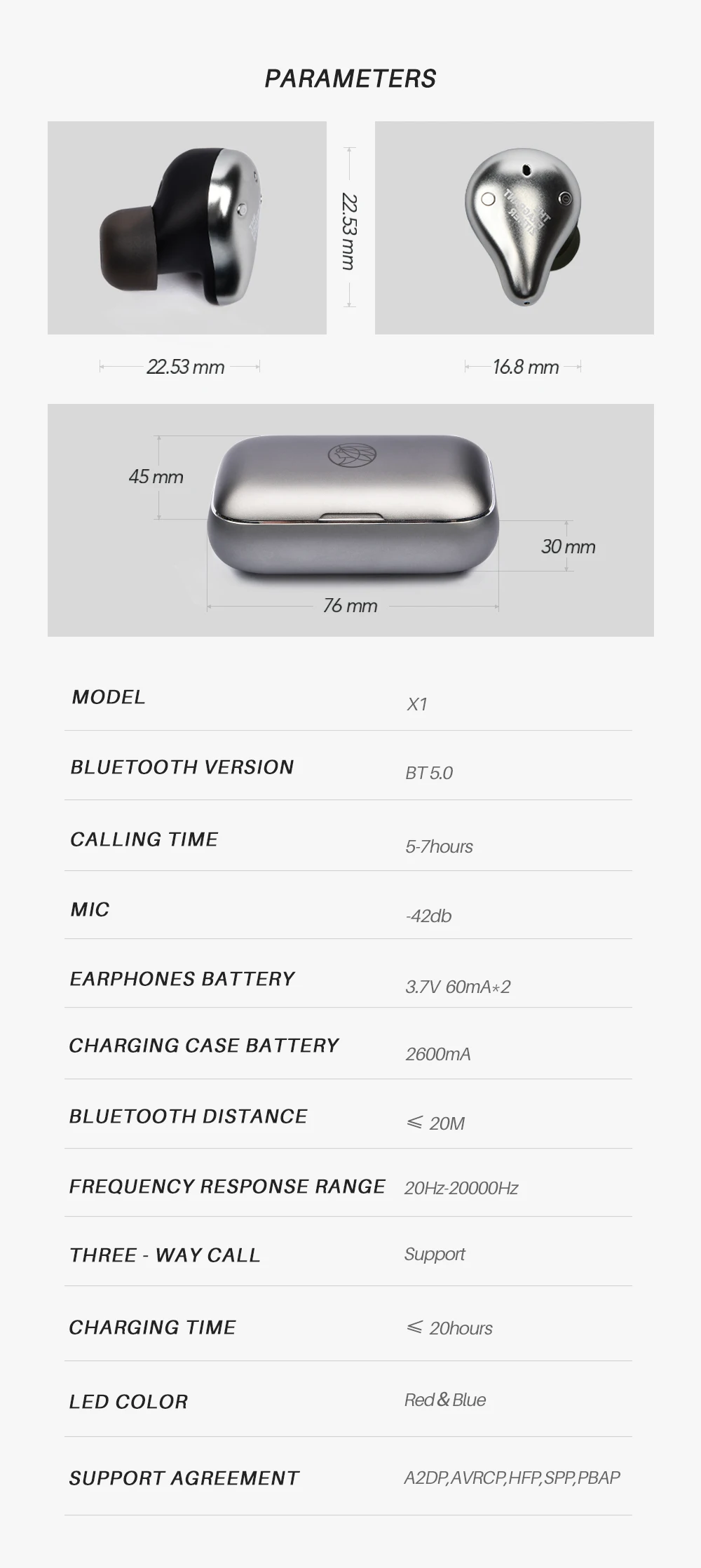 TFZ X1E Ture беспроводные Bluetooth наушники в ухо стерео Handfree Спортивные Bluetooth IP67 водонепроницаемые наушники X1 O5 AIR MY KING