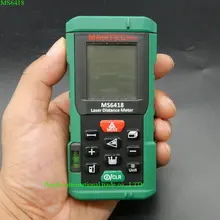 MASTECH MS6418 Цифровой Лазерный Измеритель Расстояния 80 М Дальномер Цифровой Дальномер С Bubble уровень Площадь/объем измерения