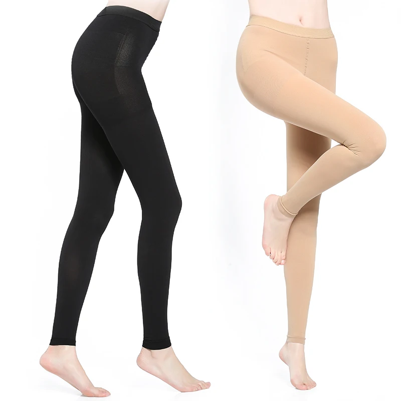 

YISHENG 15-21mmHg Medical Thigh High Women Compression Pants Varicose Veins Compression Stockings