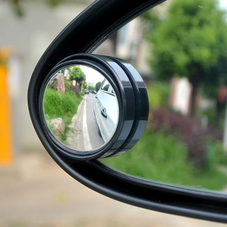 Car Mirror Side Wide Rearview Mirror Angle Round Convex Vehicle Blind