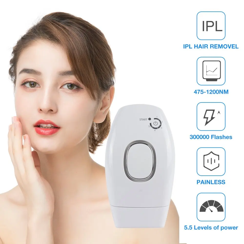 

30w Laser Hair Removal Instrument Home Full Body Photon Armpit Shaving Lip Hair Beauty Salon Hair Removal Instrument