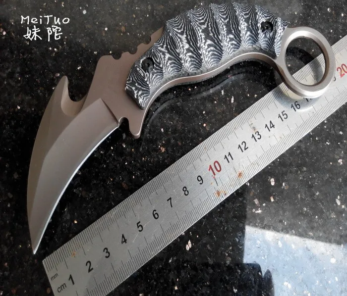 LLxxmm острый нож Karambit охотничьи ножи из нержавеющей стали тактические