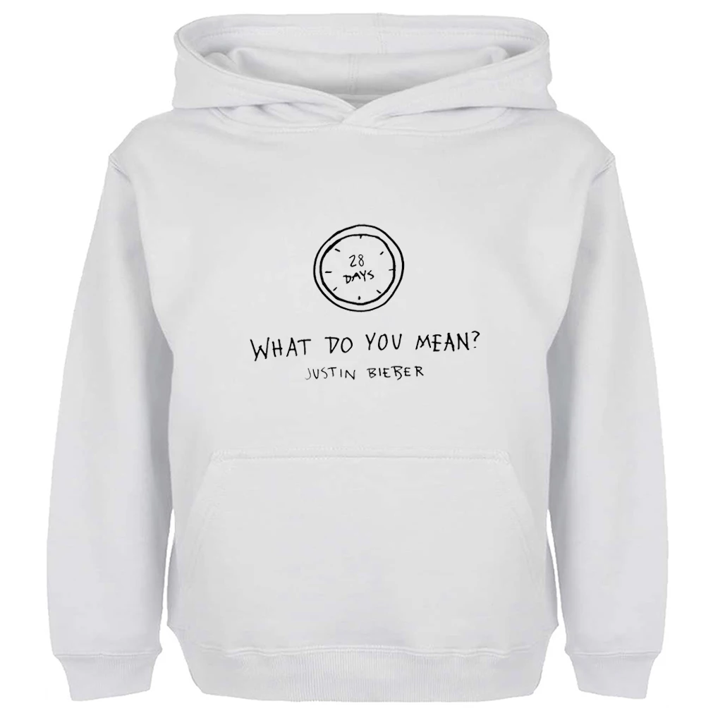 28 Days What Do You Mean Justin Bieber Hoodie Men Women Boy Girl Hip
Hop Sweatshirt Spring Autumn Winter Jacket Personality Tops