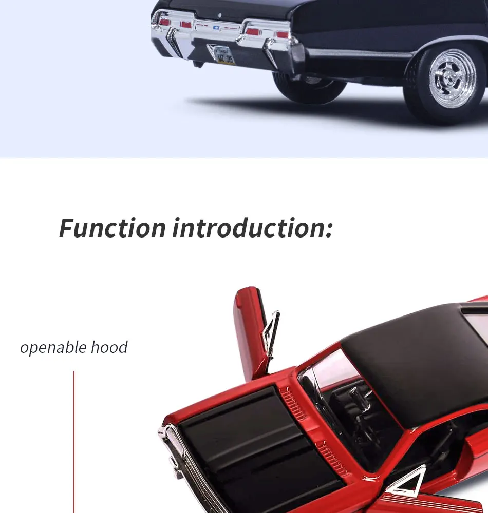 143 1967 CHEVROLET IMPALA SPORT SEDEN SPN SUPERNATURAL JOIN THE HUNT DIE-CAST CAR Model Limited Edition (5)