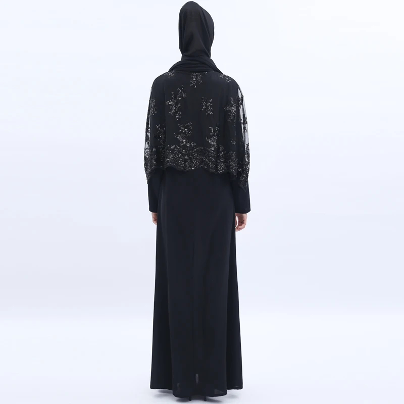 Vestidos Sequin арабский абайя Дубай пакистанский хиджаб мусульманское платье для