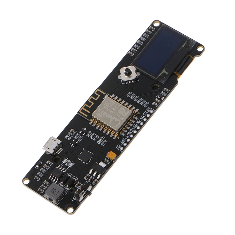 WeMos D1 ESP-12F ESP8266 модуль материнской платы 0,9" с экраном 18650 батарея OLED