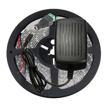 5M Waterproof LED Strip Light SMD 2835 Brighter than 5050 3528 Red Blue Green White Warm White Tape + 12V 2A LED Power Adapter