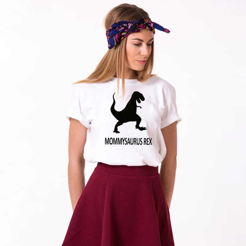 EnjoytheSpirit футболка для пары новая родителей папы мамы саура Рекс рубашка Crewneck