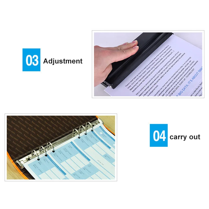 

HOT Manual 6 Holes Perforator Adjustable Universal Puncher for Files Paper Documents BUS66