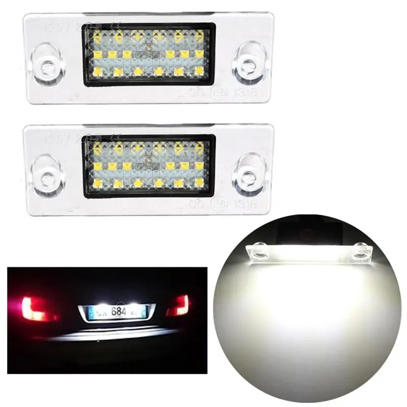 2шт светодиодная номерного знака света 12V smd3528 Сид Количество СИД светильника пластины для Ауди А4 С4 Б5 98-01 Белый ошибка бесплатный 2шт светодиодная номерного знака света 12V smd3528 Сид Количество СИД светильника пластины для Ауди А4 С4 Б5 98-01 Белый ошибка бесплатный