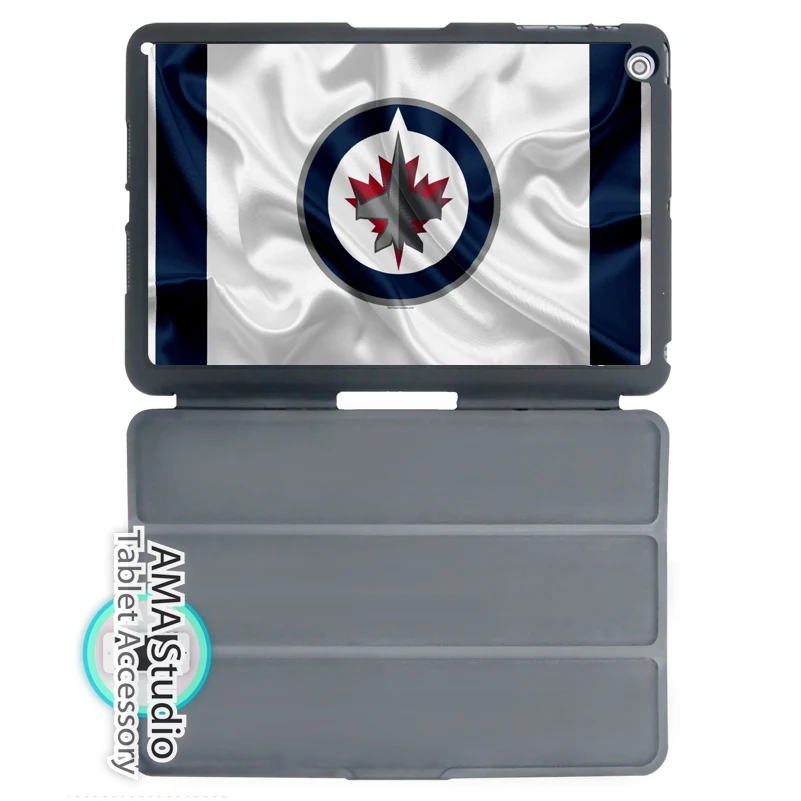 Winnipag Jetz Ice Hockey Club Folio Cover Case For Apple iPad Mini 1 2