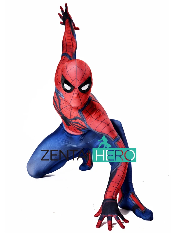 ZentaiHero 3D тени Spidey PS4 Insomniac игры костюм Человека паука спандекс лайкра Человек паук
