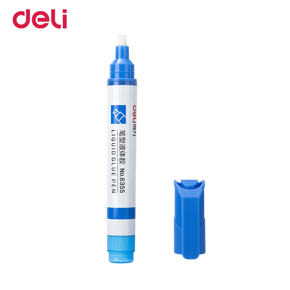 

Deli 10ML Portable pen-shaped glue transparent manual pen-shaped student art handmade creative DIY model wholesale