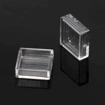 

100Pcs Clear Plastic Pushbutton Switch Tact Button Caps Keycaps Covers Protector