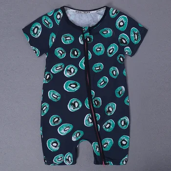 

2019 Toddler Newborn Baby Boys Girls Paramecium Zipper Rompers Cartoon Jumpsuit Outfits Clothes Short Sleeve Baby Rompers