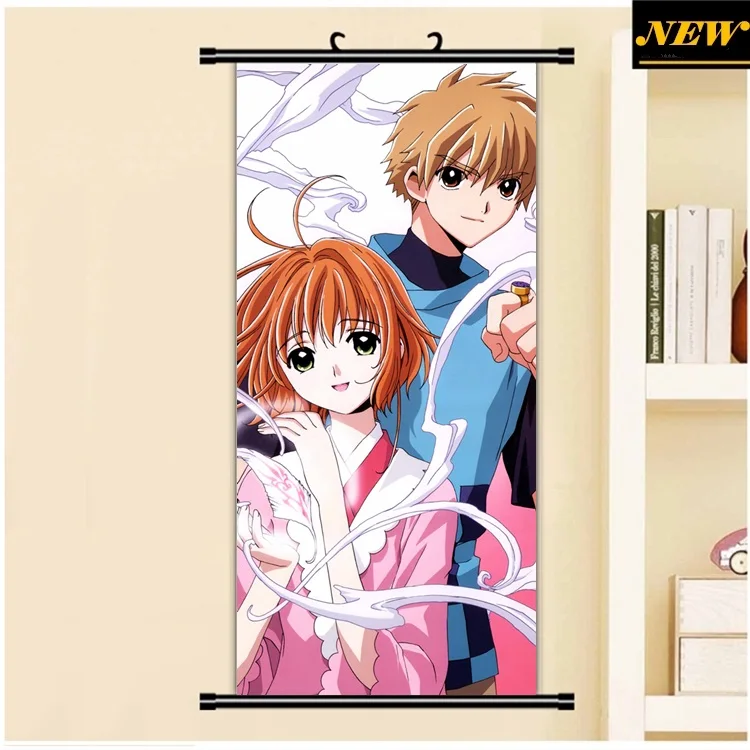 Download 45x95cm Clamp Tsubasa Reservoir Chronicle Li Syaoran Sakura Scroll For iPhone Free Wallpaper 45x95cm Clamp Tsubasa Reservoir Chronicle Li Syaoran Sakura Scroll HD