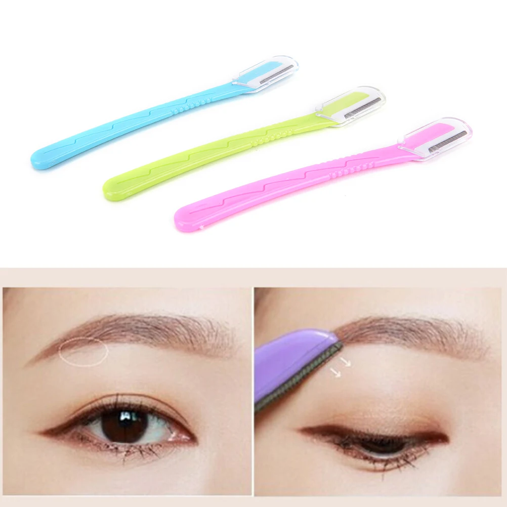 

3Pcs/set Eyebrow Trimmer Shaving Razor Blades Eyebrow Makeup Tools Face Care