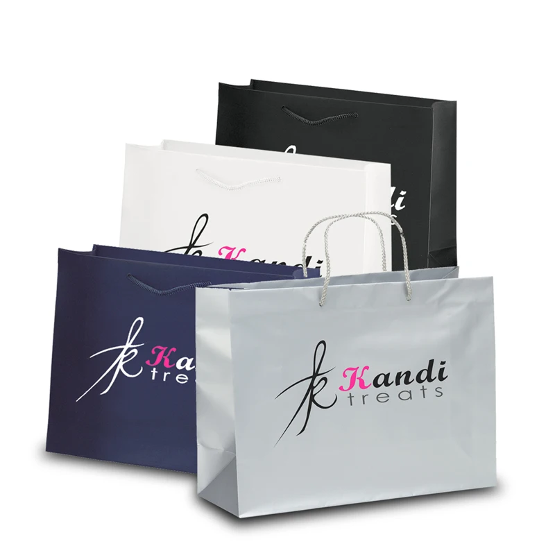 light grey color paper bag