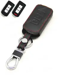 Кожаный чехол Обложка держатель, пригодный для Mitsubishi Outlander Lancer ASX Pajero Galant Дистанционное Smart Key 3 4 кнопки OUCG8D 0UCG8D644M