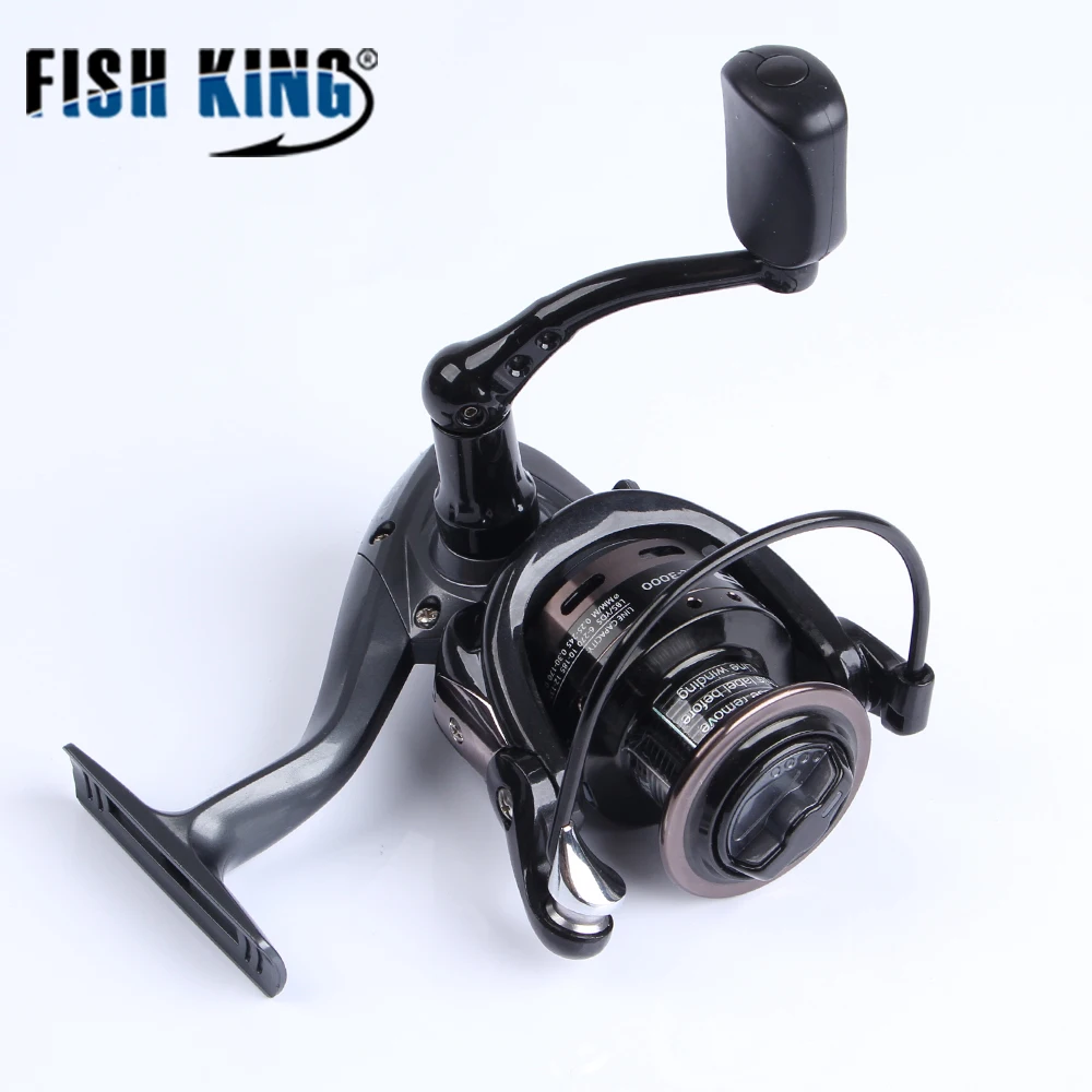 

FISH KING EVOLA Spinning Fishing Whee 9+1 BBs 2000/3000/4000/5000 Series Super Light Aluminum Spool High Speed Carp Fishing Reel