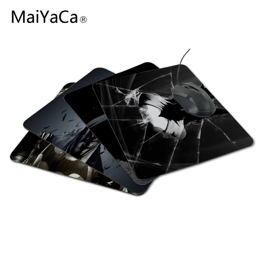 

MaiYaCNew Arrival 2017 Custom Batman Slim Silicone Laser Mouse Pad Superhero Anti-Slip Mousepad Soft Rubber Mat for Optical Mice