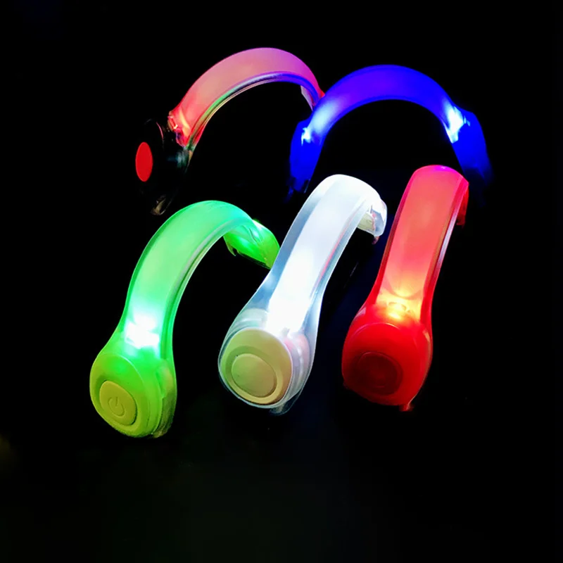 

Geoeon 10Pcs Portable Outdoor Sports Night Running Light LED Safety Jogging Flashing Arm Leg Warning Light A526