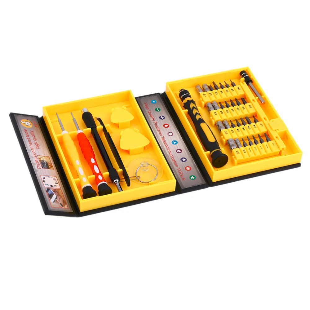 38Pcs/set Mobile Repair Tools S2 Alloy Multifunction DIY Screwdriver