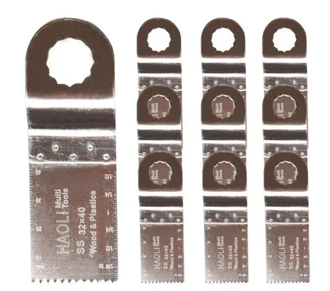 10 шт. 32 мм из нержавеющей стали Колеблющихся Multi Tool Пилы для AEG, ridgid, Worx Sonicrafter, дерево, украшения дома