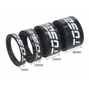 

3K Full Carbon Fiber Bicycle Headset Gasket Bowl Pads On For MTB Mountain Bike Road Bicycle Front Fork Bowl Series Washer