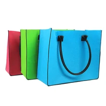 50 шт/лот Пользовательские компании Логотип Войлок повседневные сумки для покупок модные брендовые сумки женские сумки на плечо