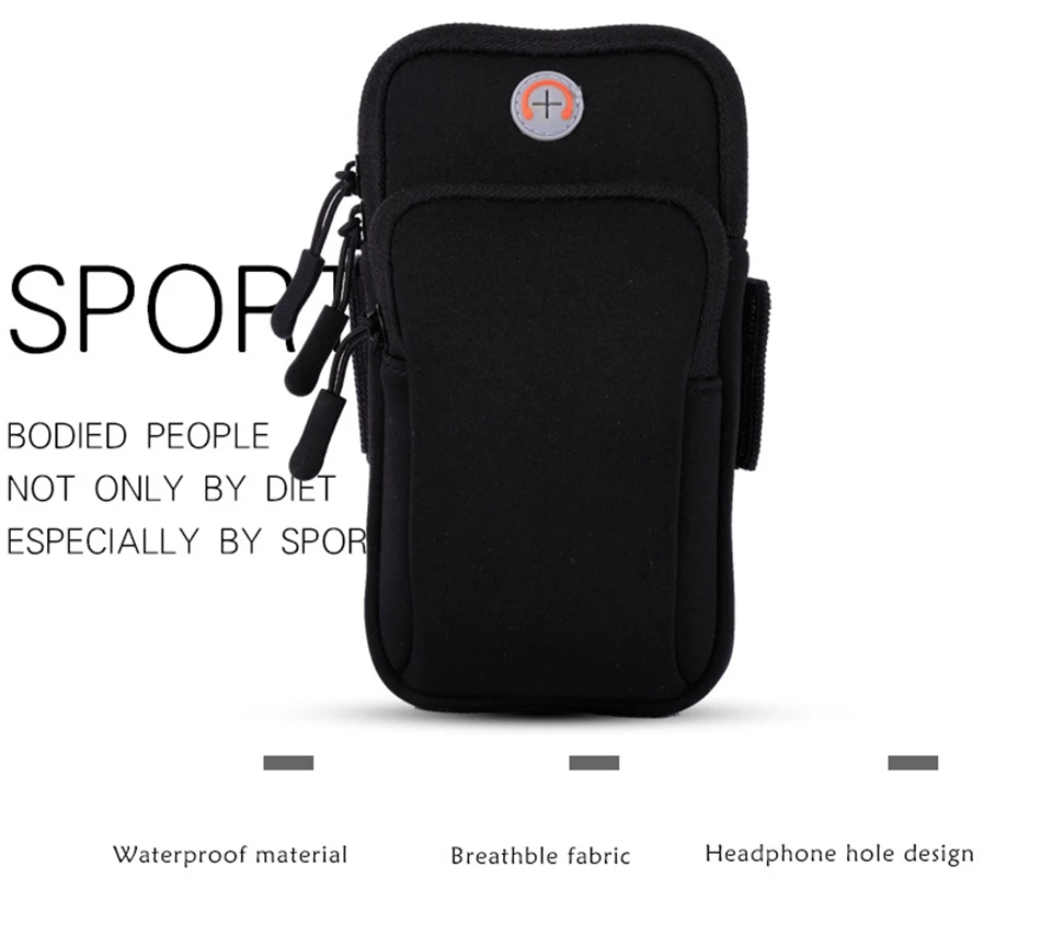 KISSCASE универсальная спортивная нарукавная повязка для iPhone 7 8 Plus X XS сумка для бега для samsung S10 S9 S8 крышка 6,2 дюйма для крепления на руке для аксессуары